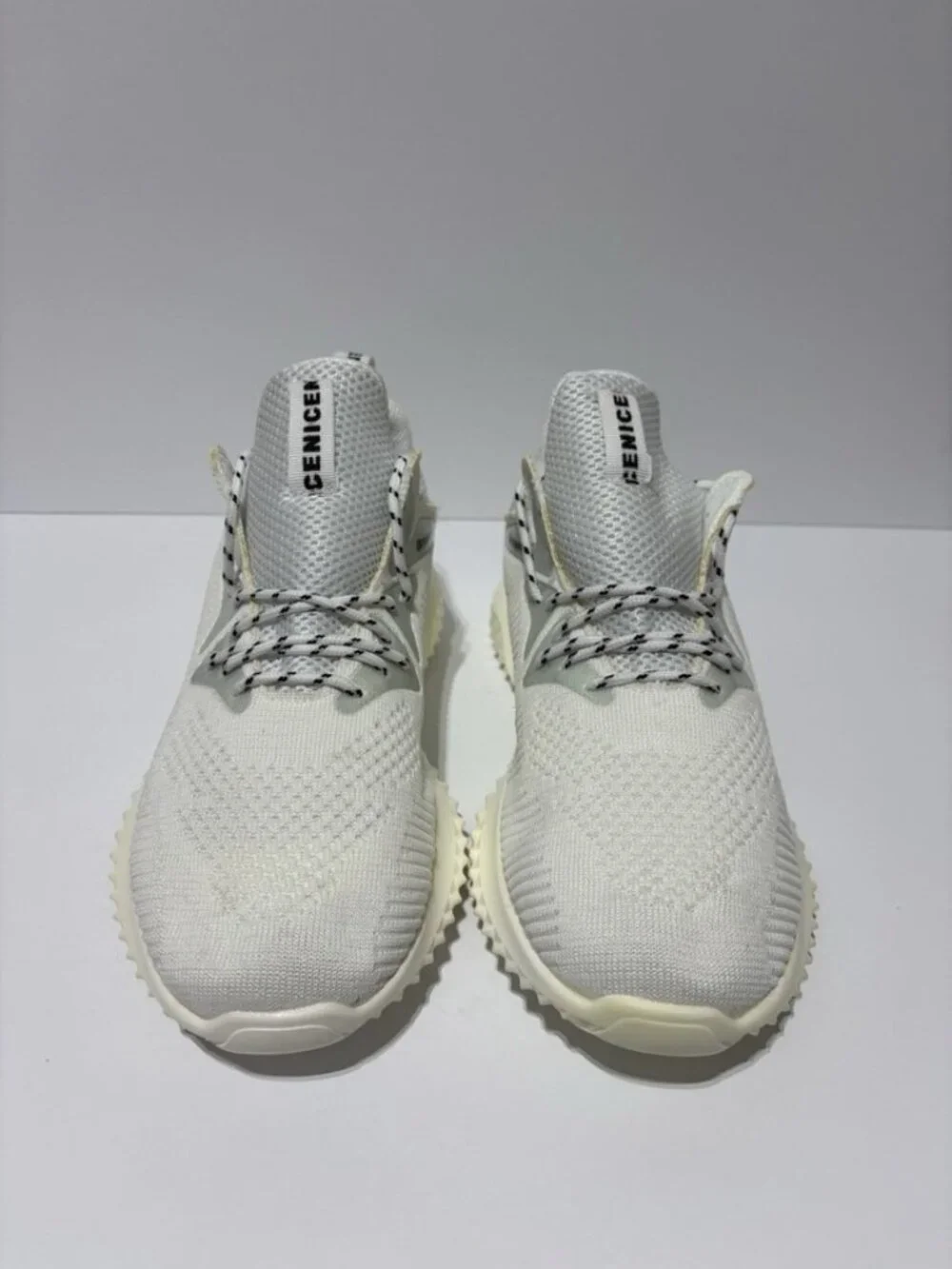 Dream 1 Men’s White Lace-Up Sneakers, Size US 12 M, EUR 46